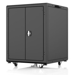 Lanview DCN Laptop Cabinet 16U Rack - Durable, Versatile, and Secure Storage Solution for Your Essential Equipment - LVR16U7075B